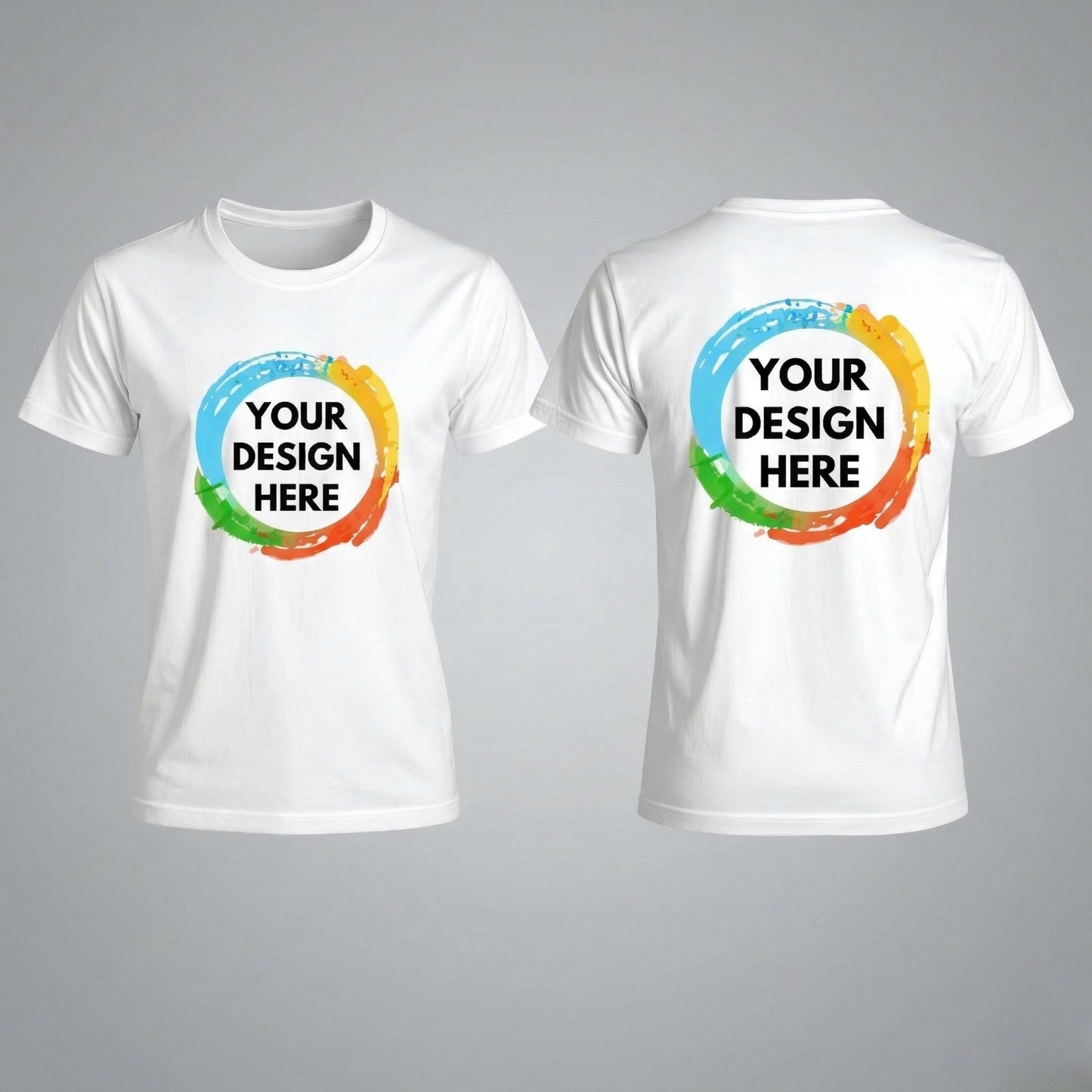 Youth Toddler Custom T-Shirt Only For One Front and Back Design Same Day Printing and Shipping