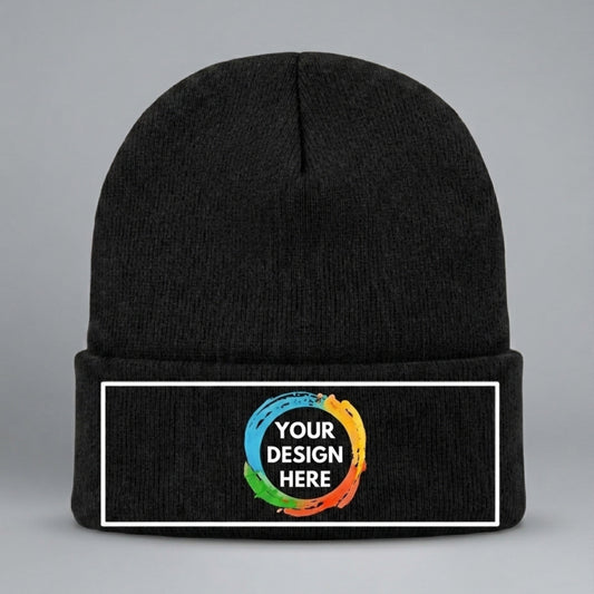 Beanie Hat Custom Personalized Same Day Printing and Shipping