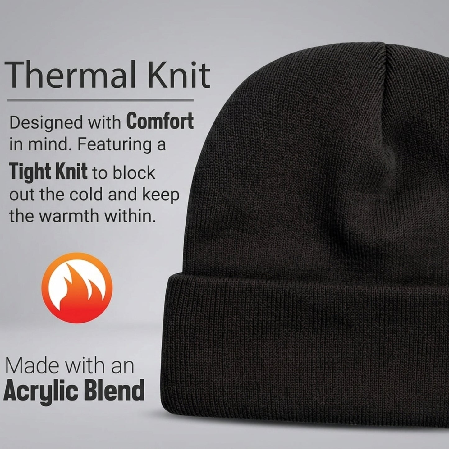 Beanie Hat Custom Personalized Same Day Printing and Shipping